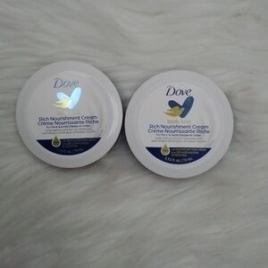 Dove body love nourishment cream for face and body set of 2